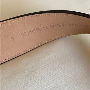 Talbots Accessories - Brown Leather Talbots Belt with Jewel Buckle Talbots Accessories - Brown Leather Talbots Belt with Jewel Buckle